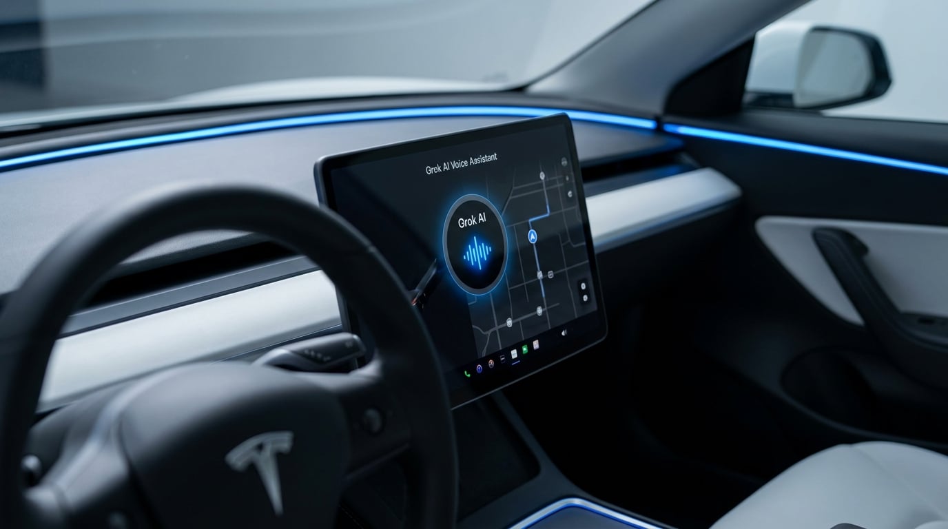 Grok prend le volant de ta Tesla en septembre ?