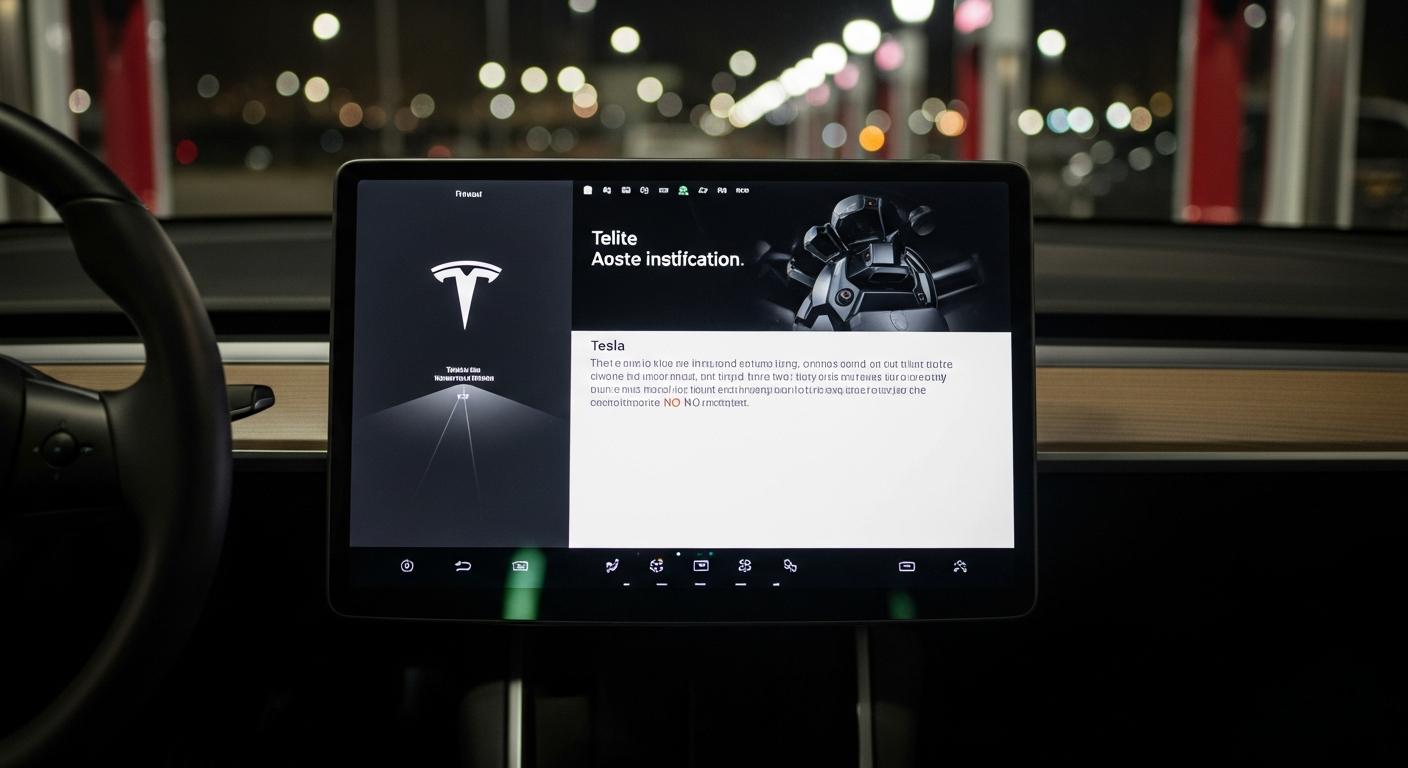 Tesla calme ses voisins avec une mise à jour discrète