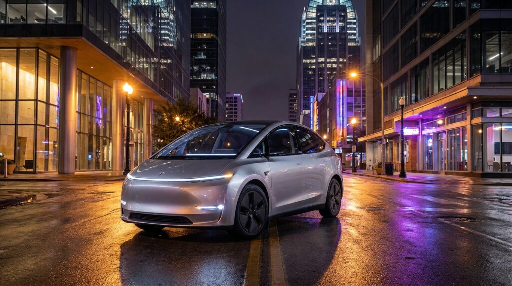 Tesla Cybercab : le robotaxi sans volant roule à Austin