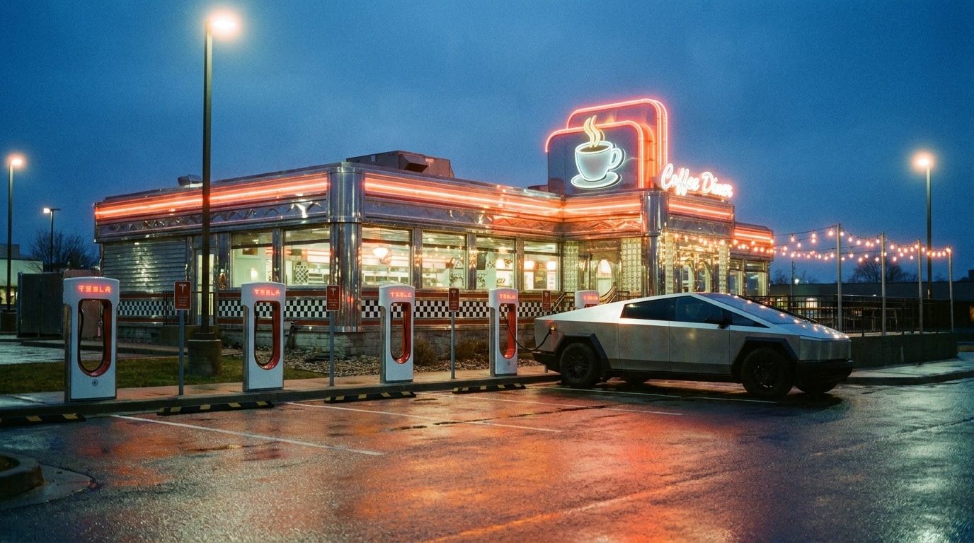 Tesla Diner LA : bientôt d'autres adresses aux États-Unis ?