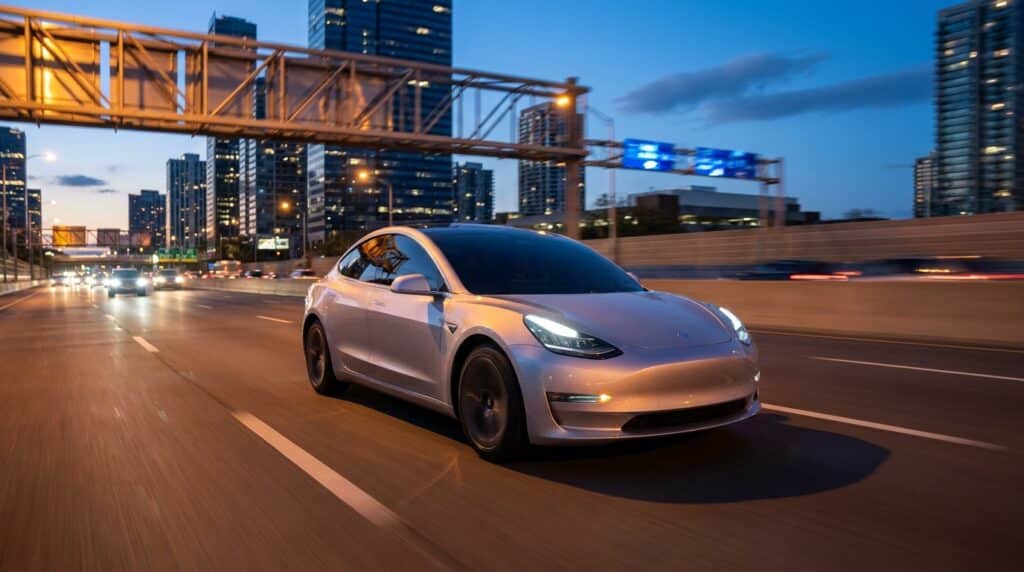 Appli Tesla : suis ta voiture en conduite autonome