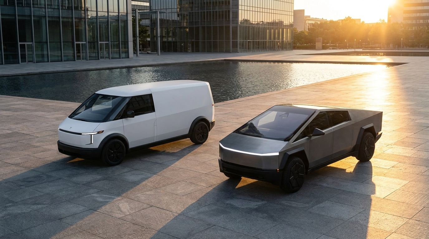 Robovan aperçu dans la vidéo Terafab de Tesla