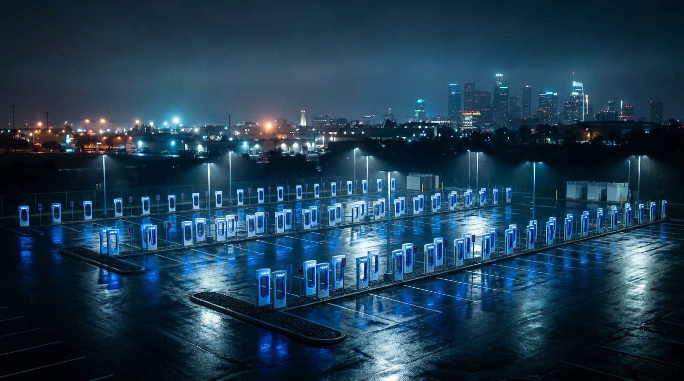 Tesla ouvre 68 Superchargeurs à Queens, un record !