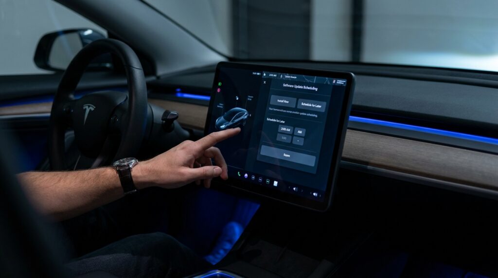 Comment annuler ou reporter une mise à jour Tesla quand le moment est mal choisi ?