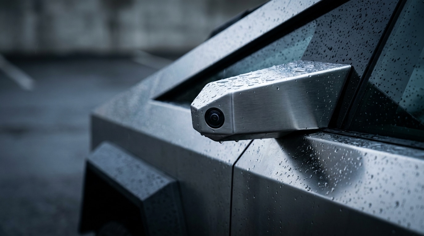 Cybertruck : la modif caméra qui change tout sous la pluie