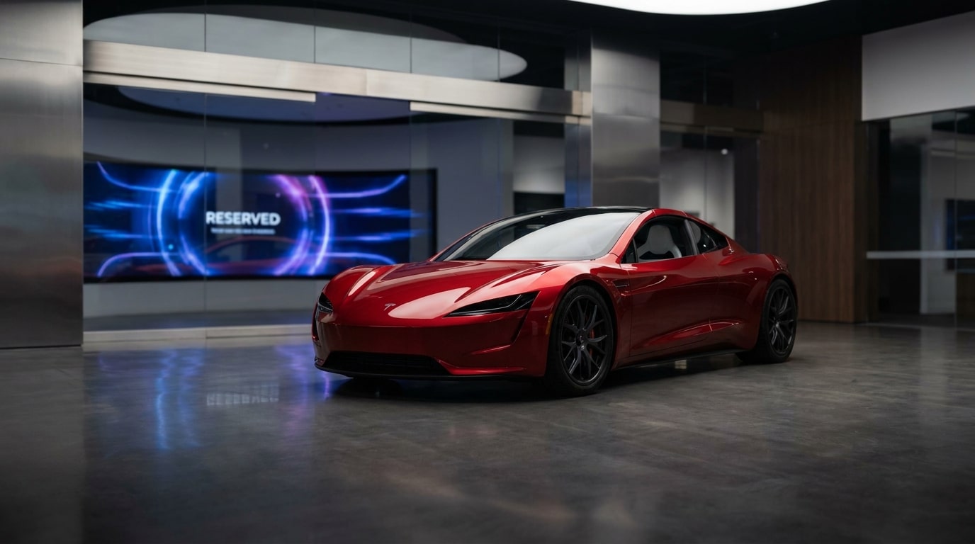 Tesla Roadster : réservations ouvertes à 50 000 $ de dépôt