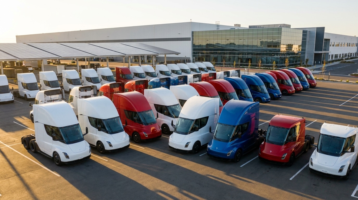 Tesla Semi Sparks : ces logos révèlent déjà qui sera là