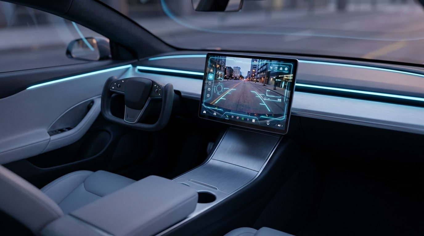 Cybercab : caméra arrière et mode silencieux à Austin