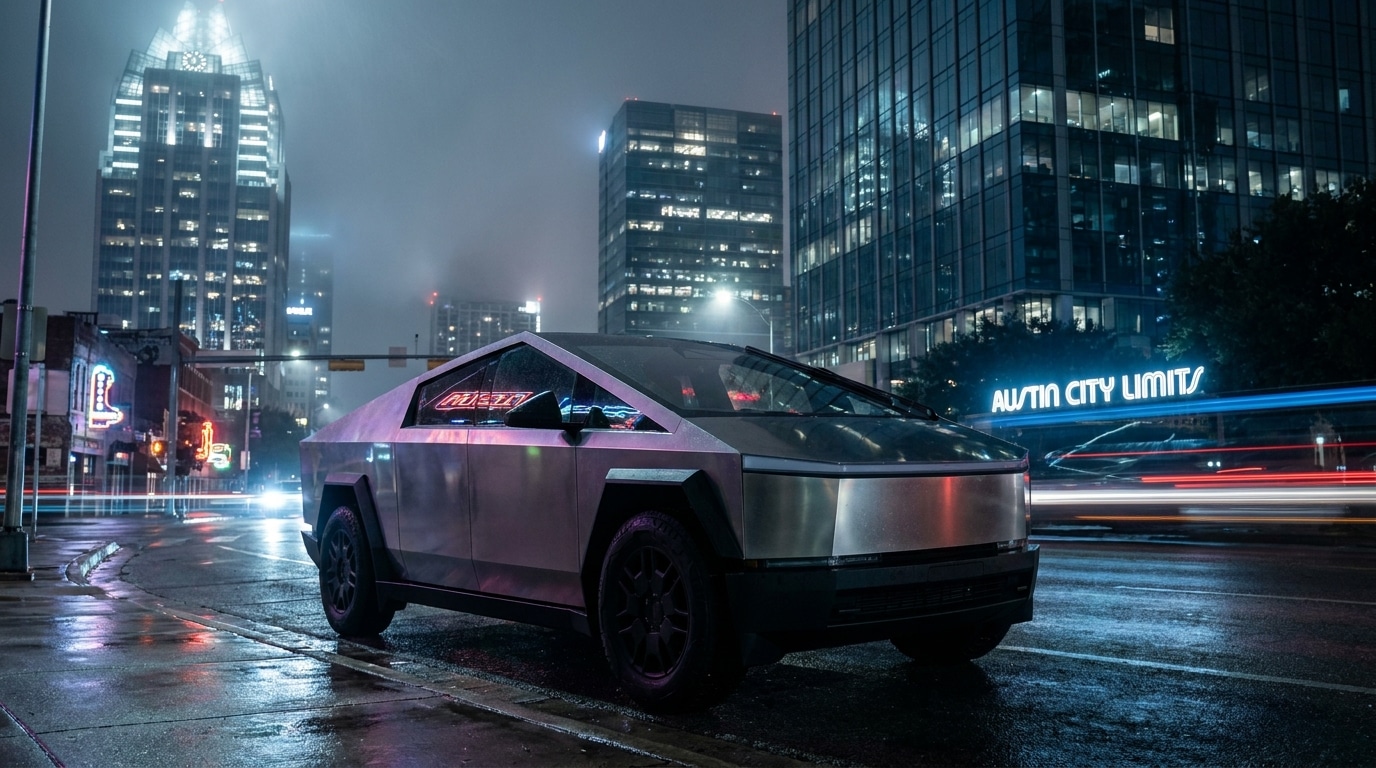 Cybercab : caméra arrière et mode silencieux à Austin