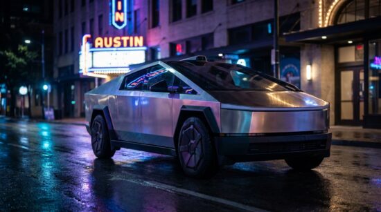 Cybercab : caméra arrière et mode silencieux à Austin