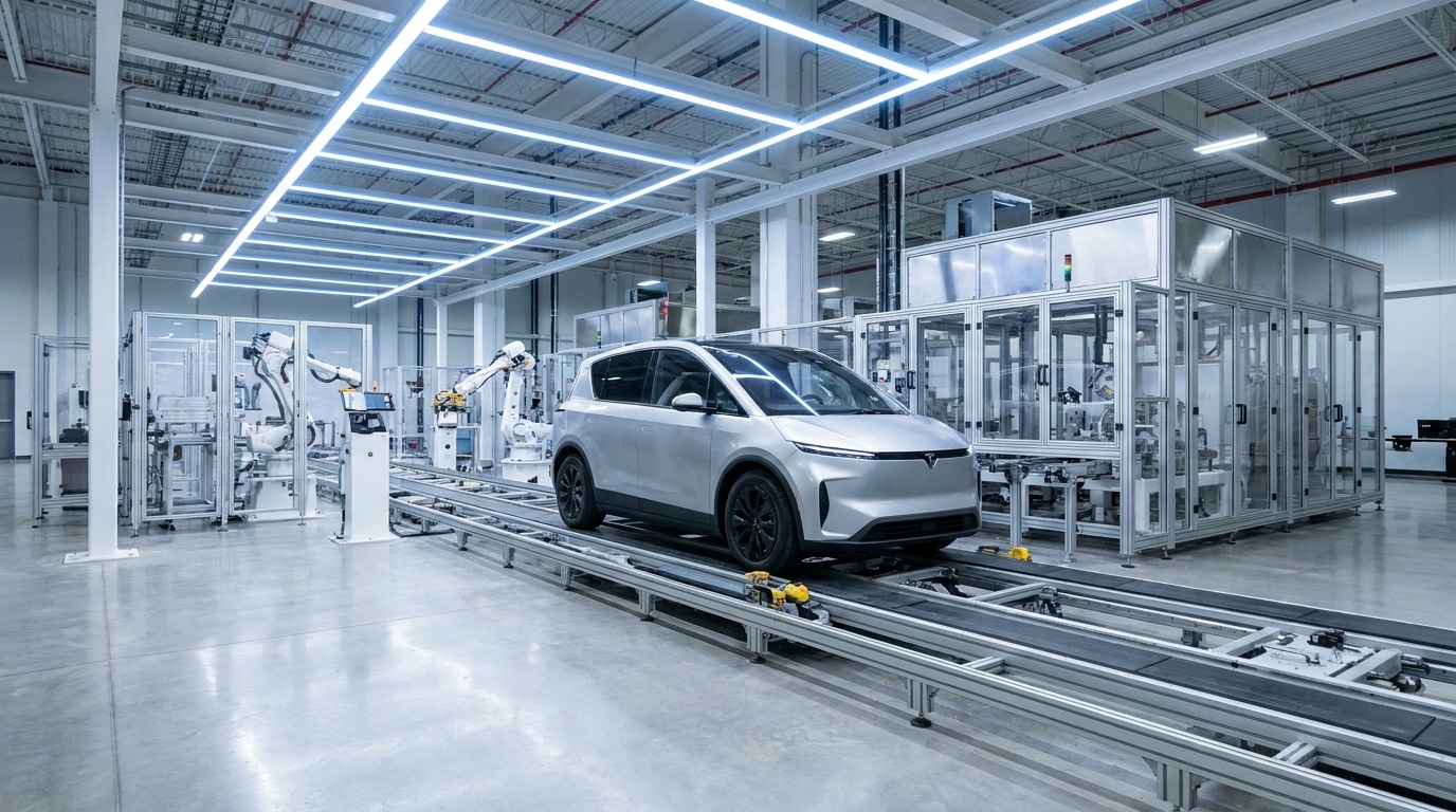 Cybercab sans peinture : le génie industriel de Tesla
