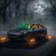 Tesla Halloween Mode : votre voiture devient une maison hantée