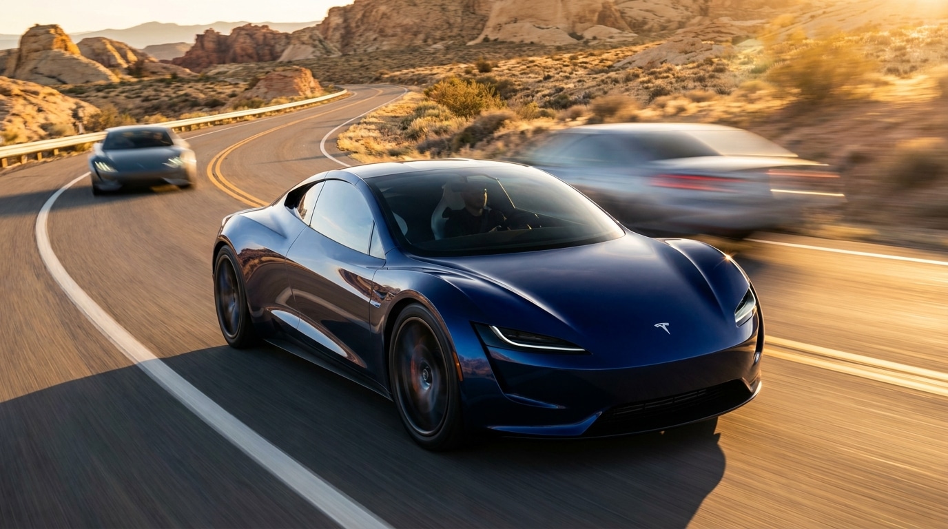 Tesla Roadster : 0 à 100 km/h en 0,59 seconde