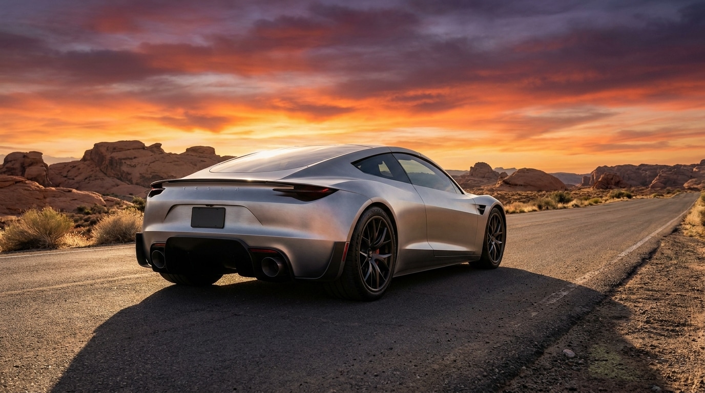 Tesla Roadster : propulseurs SpaceX et ailes actives